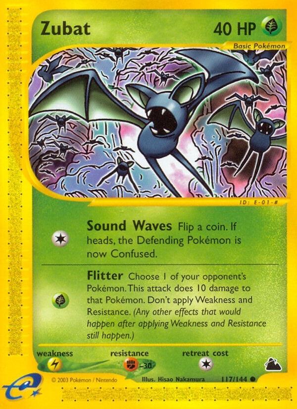 Image for Zubat (117) (117/144) (Skyridge) - Pokemon