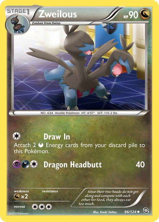 Image for Zweilous (96) (96/124) (Dragons Exalted) - Pokemon