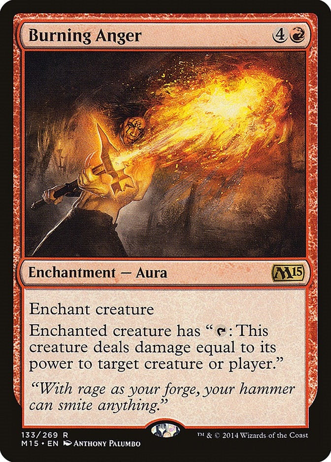 Image for Burning Anger (133) (Magic 2015 (M15)) - Magic: The Gathering