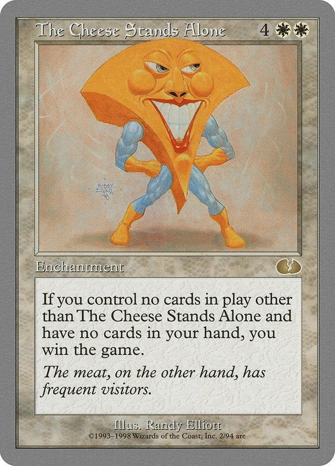 Image for The Cheese Stands Alone (2) (Unglued) - Magic: The Gathering