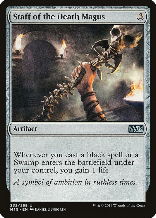Image for Staff of the Death Magus (232) (Magic 2015 (M15)) - Magic: The Gathering