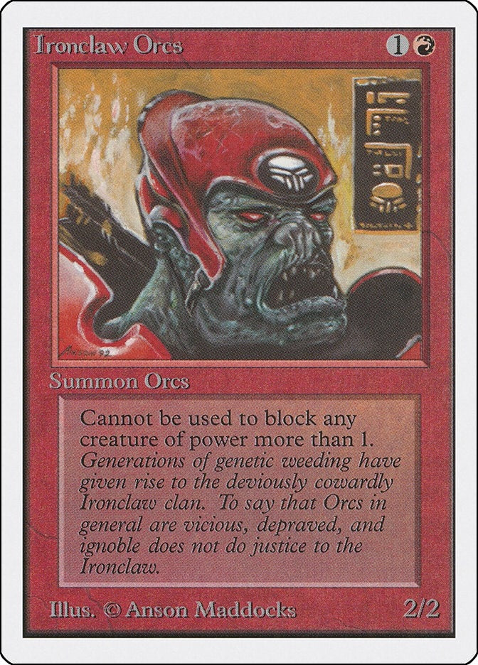 Image for Ironclaw Orcs (Unlimited Edition) - Magic: The Gathering