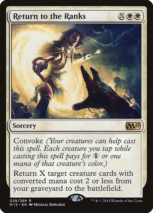 Image for Return to the Ranks (29) (Magic 2015 (M15)) - Magic: The Gathering