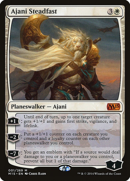 Image for Ajani Steadfast (1) (Magic 2015 (M15)) - Magic: The Gathering