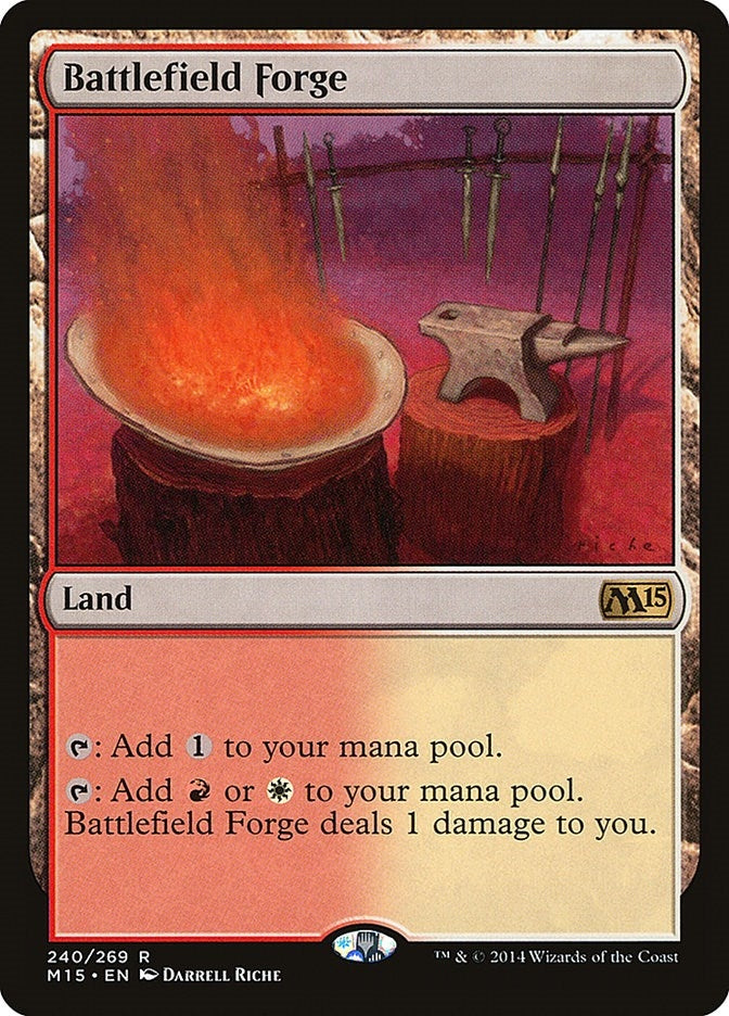 Image for Battlefield Forge (240) (Magic 2015 (M15)) - Magic: The Gathering