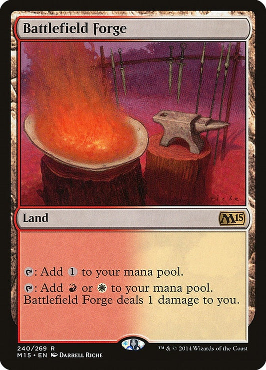 Image for Battlefield Forge (240) (Magic 2015 (M15)) - Magic: The Gathering