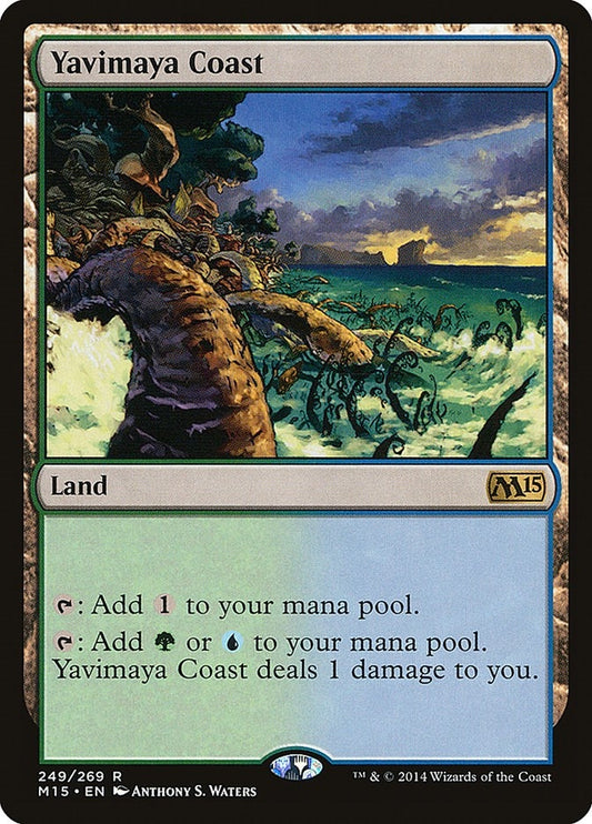 Image for Yavimaya Coast (249) (Magic 2015 (M15)) - Magic: The Gathering