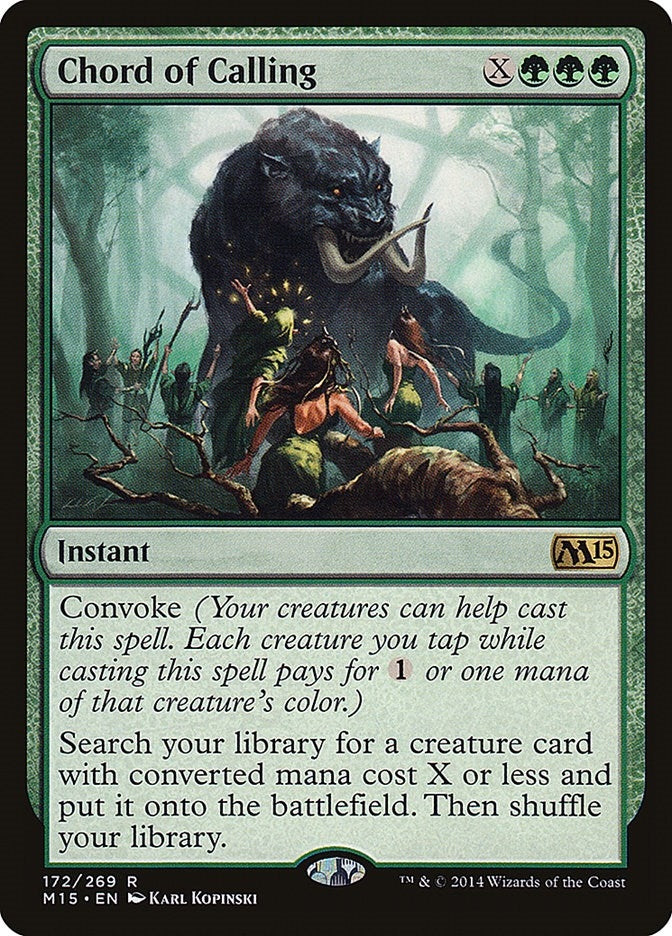 Image for Chord of Calling (172) (Magic 2015 (M15)) - Magic: The Gathering