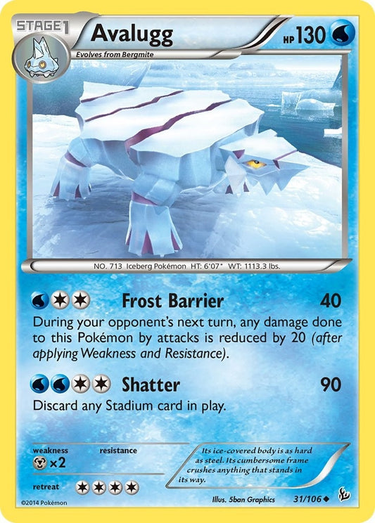 Image for Avalugg (31/106) (XY - Flashfire) - Pokemon