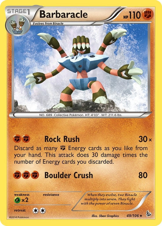 Image for Barbaracle (49/106) (XY - Flashfire) - Pokemon
