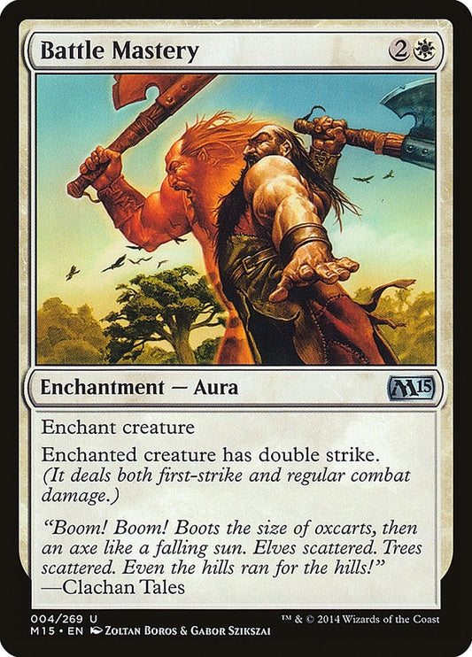 Image for Battle Mastery (4) (Magic 2015 (M15)) - Magic: The Gathering