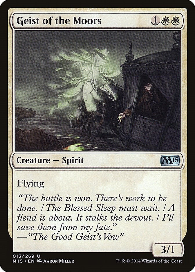 Image for Geist of the Moors (13) (Magic 2015 (M15)) - Magic: The Gathering