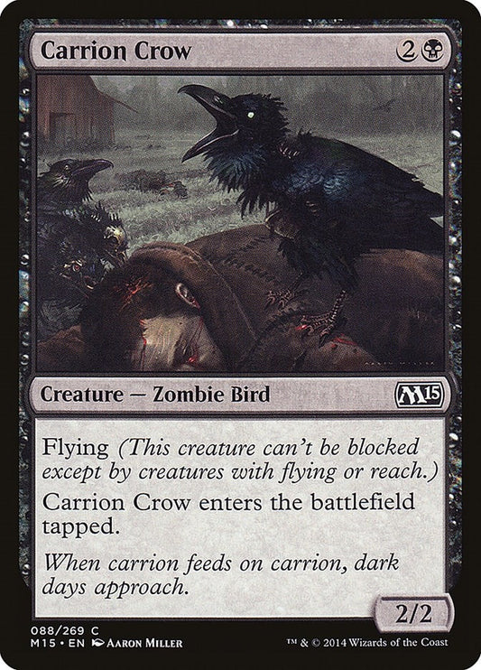 Image for Carrion Crow (88) (Magic 2015 (M15)) - Magic: The Gathering