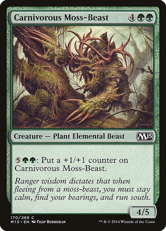 Image for Carnivorous Moss-Beast (170) (Magic 2015 (M15)) - Magic: The Gathering