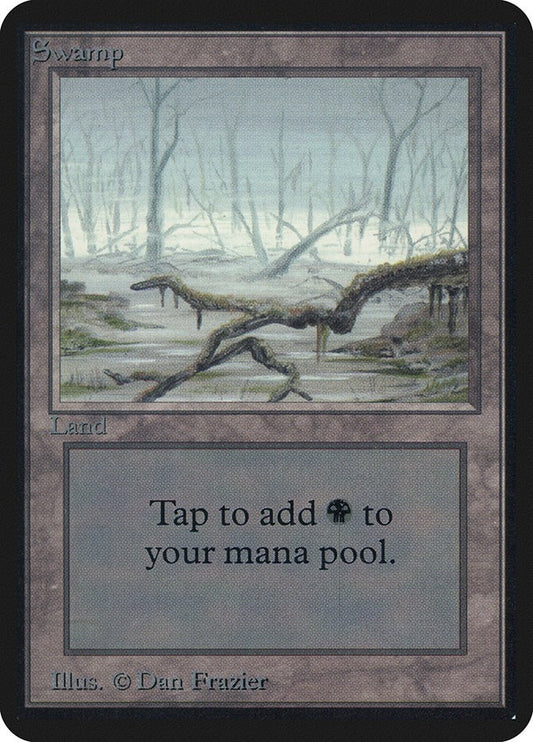 Image for Swamp (A) (Alpha Edition) - Magic: The Gathering