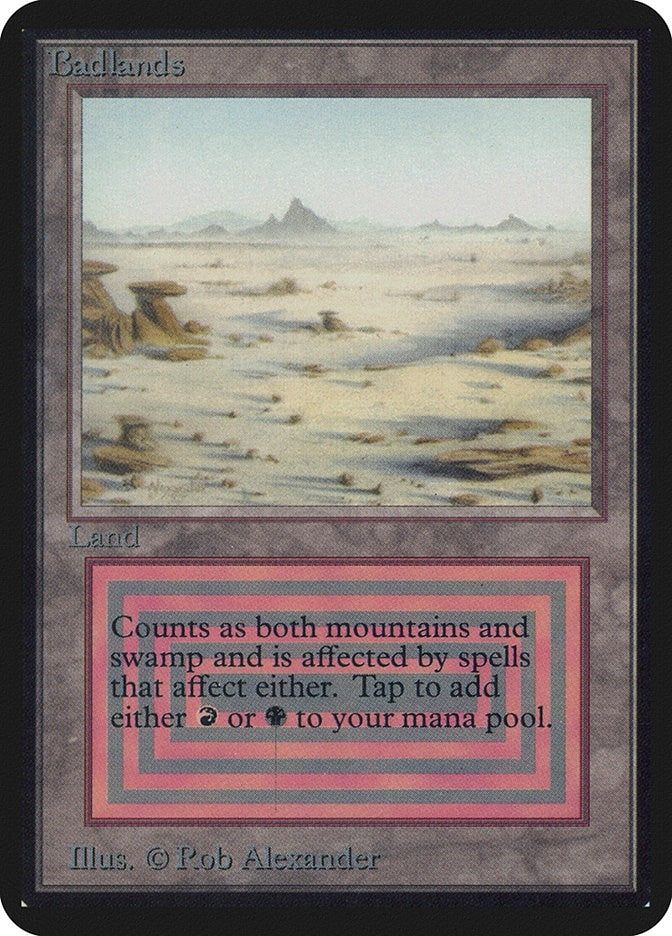Image for Badlands (Alpha Edition) - Magic: The Gathering