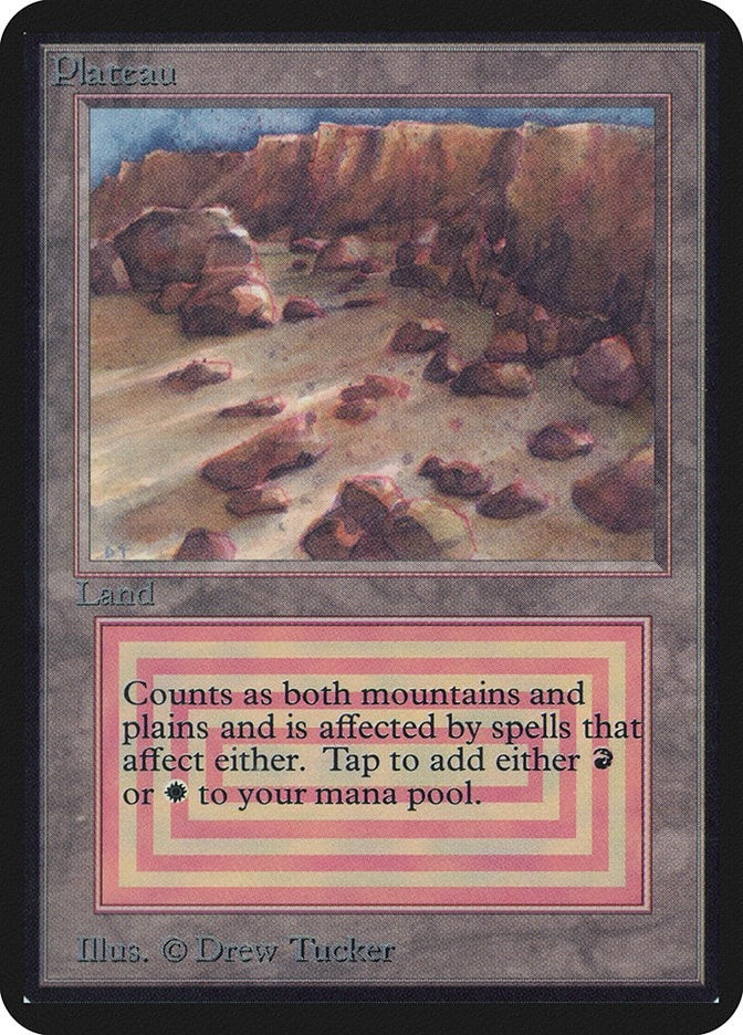 Image for Plateau (Alpha Edition) - Magic: The Gathering