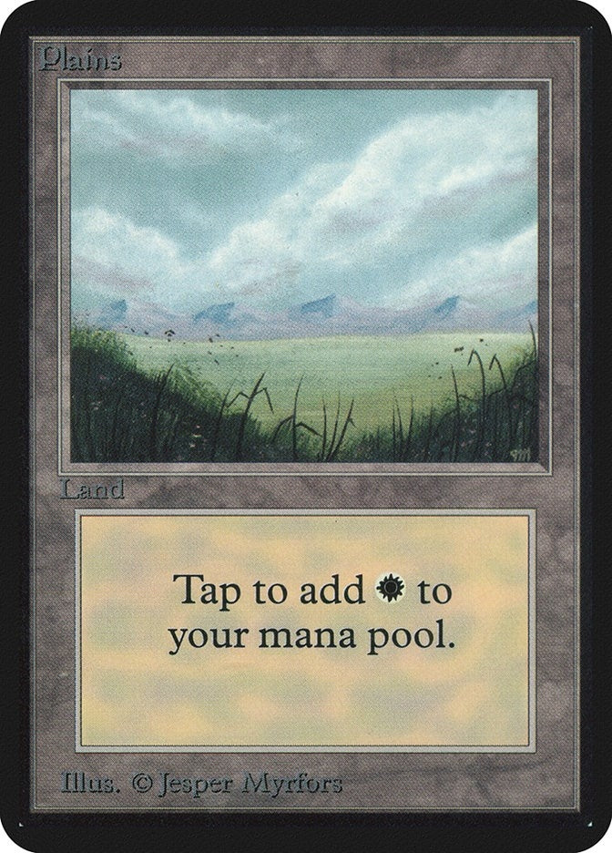 Image for Plains (A) (Alpha Edition) - Magic: The Gathering