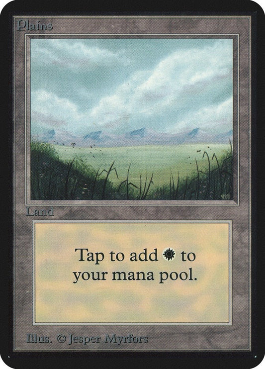 Image for Plains (A) (Alpha Edition) - Magic: The Gathering
