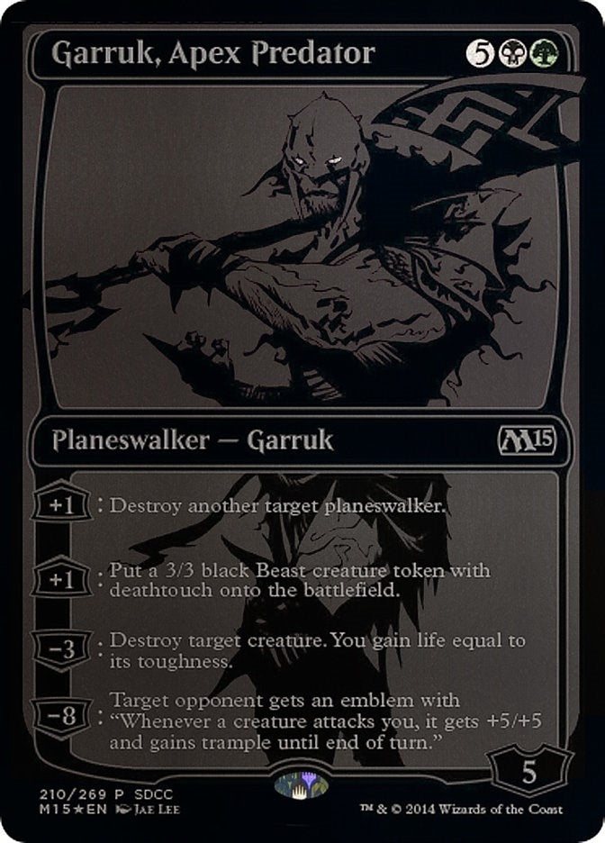 Image for Garruk, Apex Predator (SDCC 2014 Exclusive) (210) (Media Promos) - Magic: The Gathering