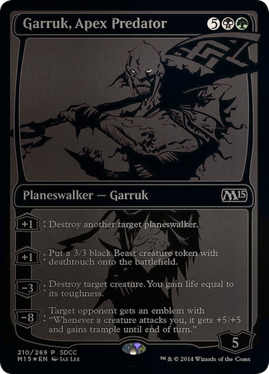 Image for Garruk, Apex Predator (SDCC 2014 Exclusive) (210) (Media Promos) - Magic: The Gathering