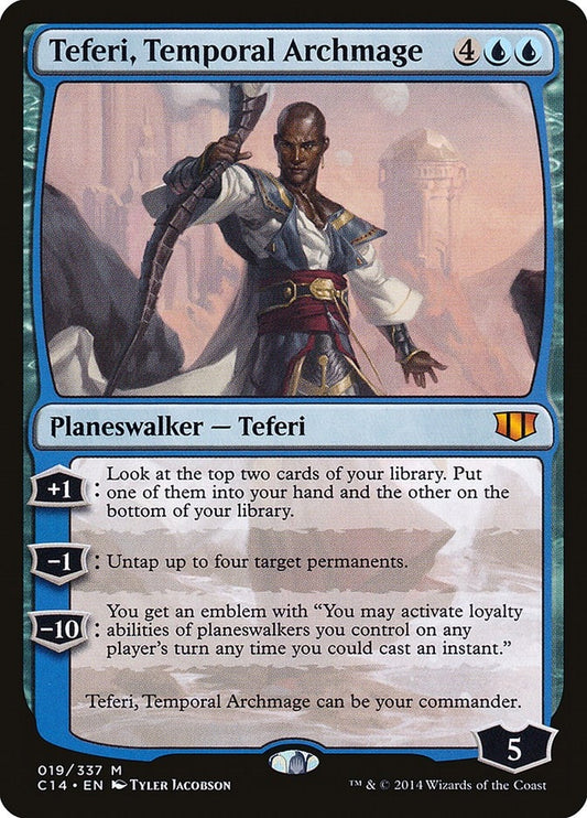 Image for Teferi, Temporal Archmage (19) (Commander 2014) - Magic: The Gathering