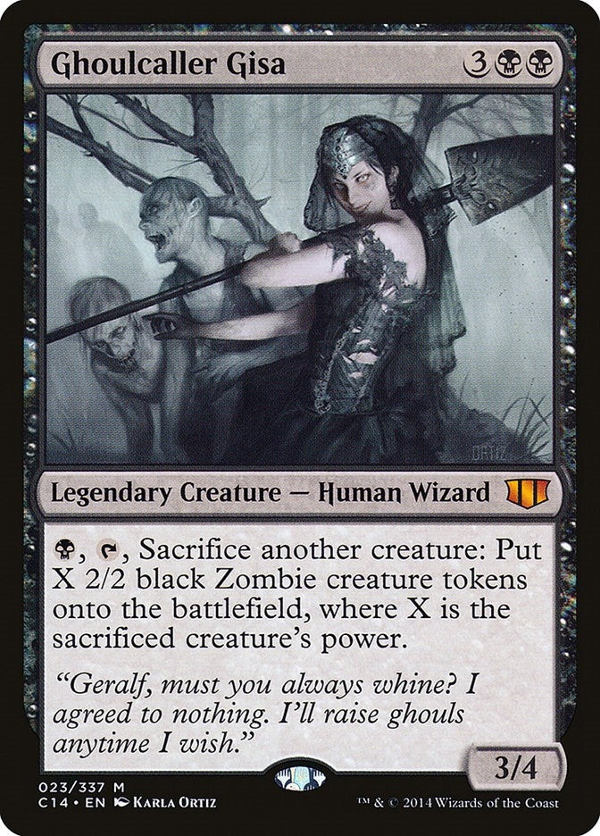 Image for Ghoulcaller Gisa (23) (Commander 2014) - Magic: The Gathering