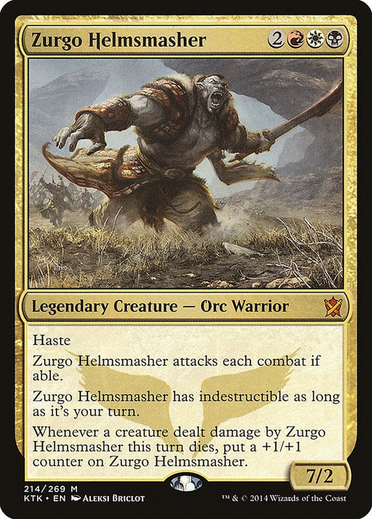 Image for Zurgo Helmsmasher (214) (Khans of Tarkir) - Magic: The Gathering