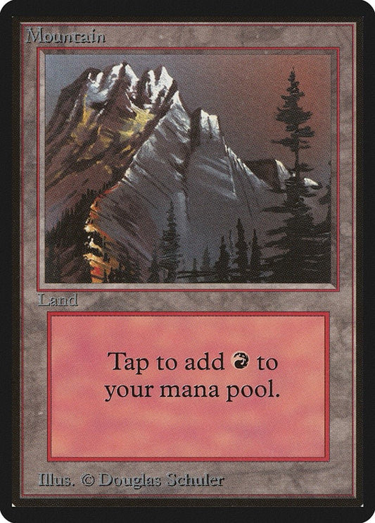 Image for Mountain (A) (Beta Edition) - Magic: The Gathering