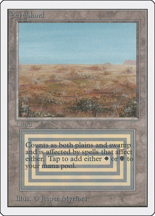 Image for Scrubland (Unlimited Edition) - Magic: The Gathering