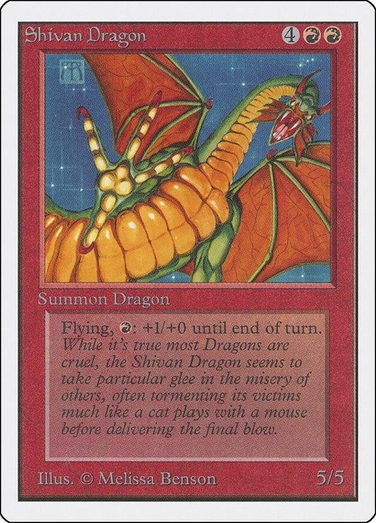 Image for Shivan Dragon (Unlimited Edition) - Magic: The Gathering