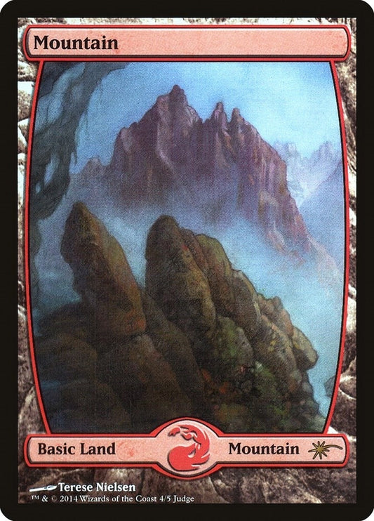 Image for Mountain - Full Art (4) (4) (Judge Promos) - Magic: The Gathering