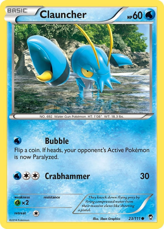 Image for Clauncher (23/111) (XY - Furious Fists) - Pokemon