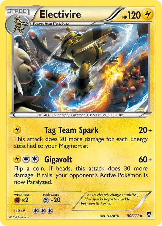 Image for Electivire (30/111) (XY - Furious Fists) - Pokemon
