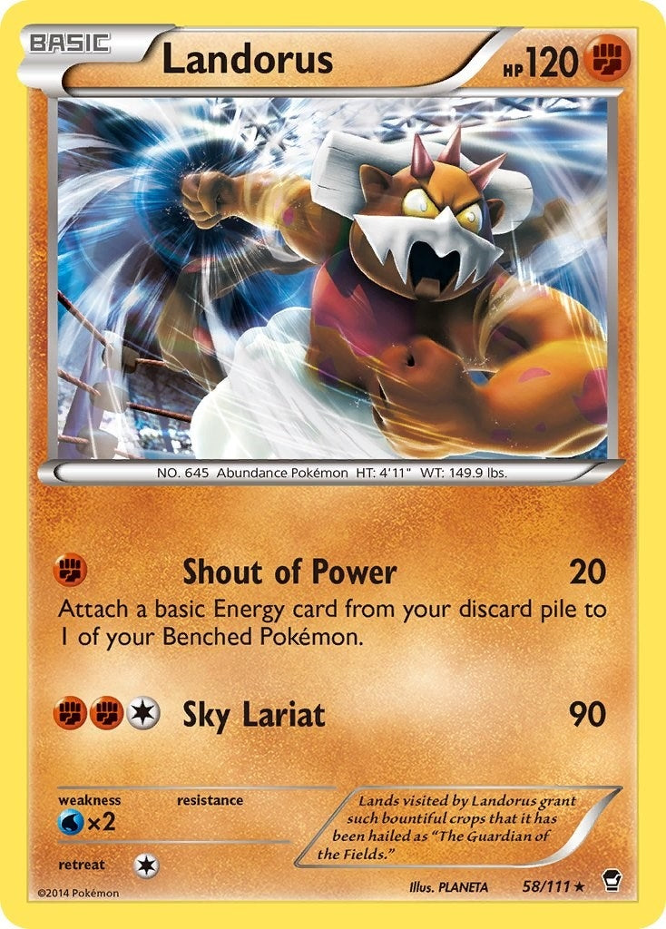 Image for Landorus (58/111) (XY - Furious Fists) - Pokemon