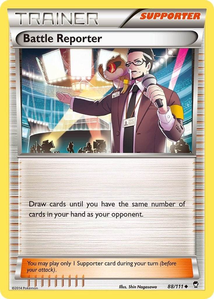 Image for Battle Reporter (88/111) (XY - Furious Fists) - Pokemon