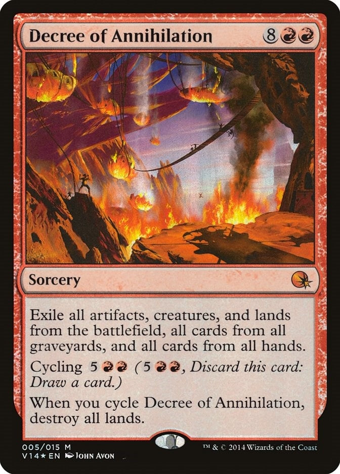 Image for Decree of Annihilation (5) (From the Vault: Annihilation) - Magic: The Gathering