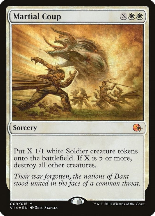 Image for Martial Coup (9) (From the Vault: Annihilation) - Magic: The Gathering