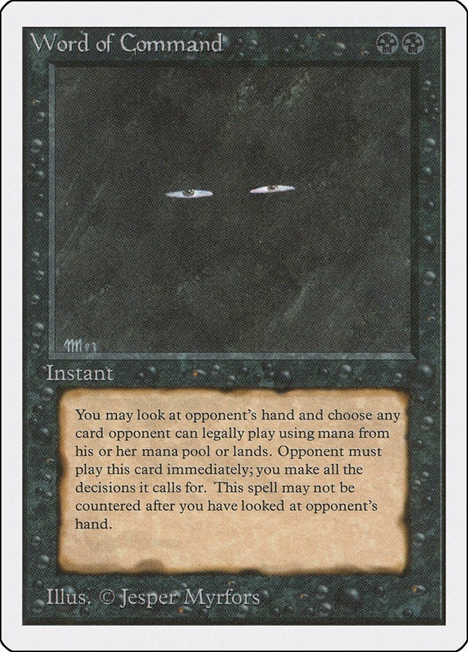 Image for Word of Command (Unlimited Edition) - Magic: The Gathering