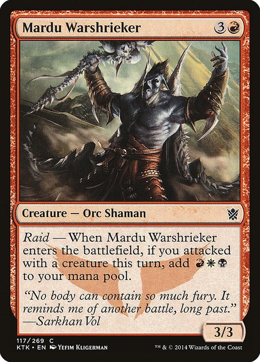 Image for Mardu Warshrieker (117) (Khans of Tarkir) - Magic: The Gathering