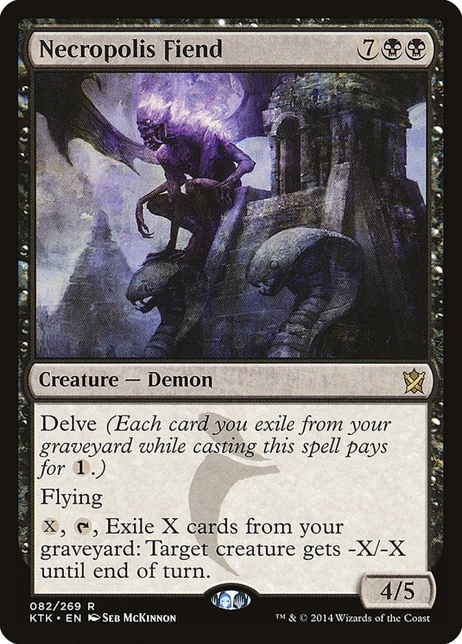 Image for Necropolis Fiend (82) (Khans of Tarkir) - Magic: The Gathering