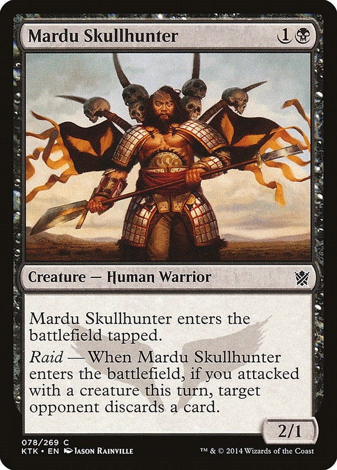 Image for Mardu Skullhunter (78) (Khans of Tarkir) - Magic: The Gathering