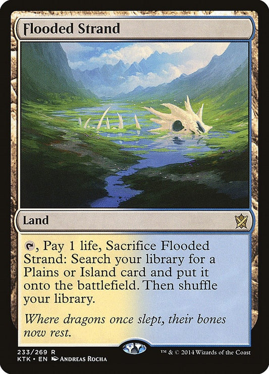 Image for Flooded Strand (233) (Khans of Tarkir) - Magic: The Gathering