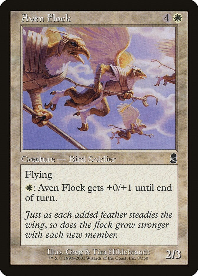 Image for Aven Flock (8) (Odyssey) - Magic: The Gathering
