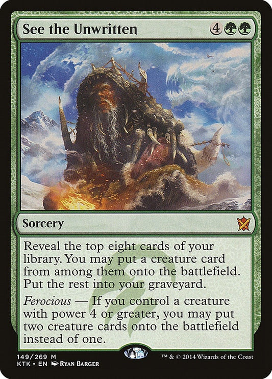 Image for See the Unwritten (149) (Khans of Tarkir) - Magic: The Gathering