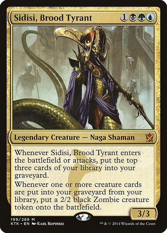 Image for Sidisi, Brood Tyrant (199) (Khans of Tarkir) - Magic: The Gathering