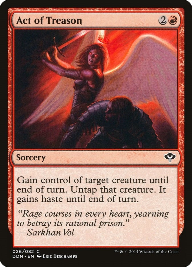 Image for Act of Treason (26) (Duel Decks: Speed vs. Cunning) - Magic: The Gathering