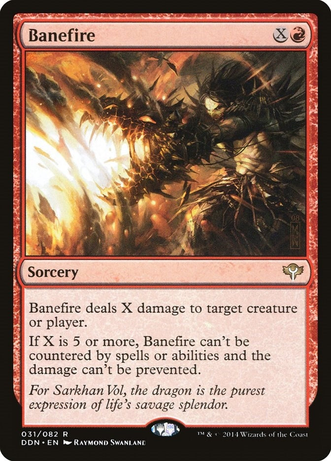 Image for Banefire (31) (Duel Decks: Speed vs. Cunning) - Magic: The Gathering