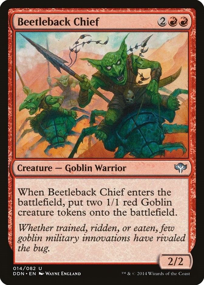 Image for Beetleback Chief (14) (Duel Decks: Speed vs. Cunning) - Magic: The Gathering