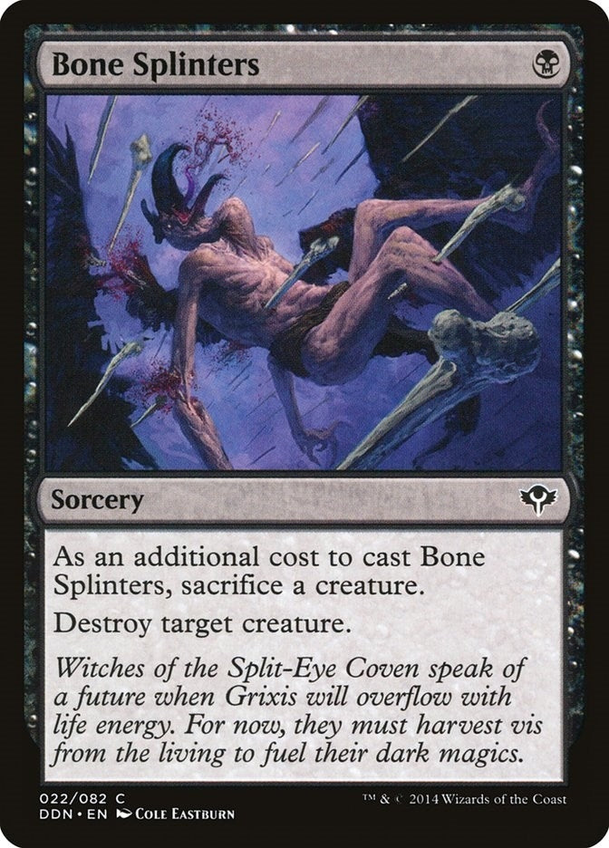 Image for Bone Splinters (22) (Duel Decks: Speed vs. Cunning) - Magic: The Gathering